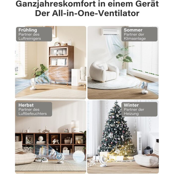 Tischventilator 33 cm mit Fernbedienung - 32% Rabatt - Leise & Leistungsstark