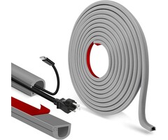 Selbstklebender Kabelkanal 7x14mm, 6m - Grau - 45% Rabatt