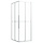 Duschkabine 90x70x180 cm Sicherheitsglas - 35% Rabatt