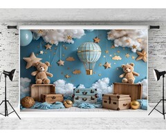 Kate Foto-Hintergrund Heißluftballon 3x3m - 40% Rabatt für brillante Porträts