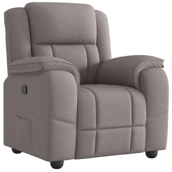Verstellbarer Relaxsessel in Taupe - 35% Rabatt