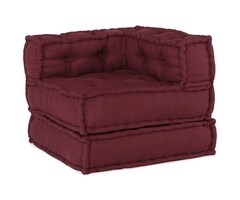 Vidaxl Modulärer Sitzhocker, Rot, 70x70x54 cm - Jetzt 48% Rabatt