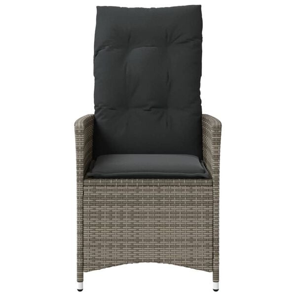Verstellbarer Gartenstuhl Polyrattan Grau - 34% Rabatt - Ausgepackt