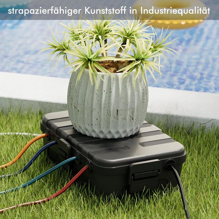 Wetterfeste Kabelbox IP54, 32x22x13 cm - 31% Rabatt