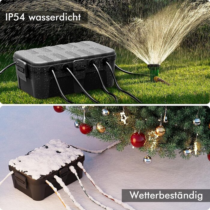 Wetterfeste Kabelbox IP54, 32x22x13 cm - 31% Rabatt
