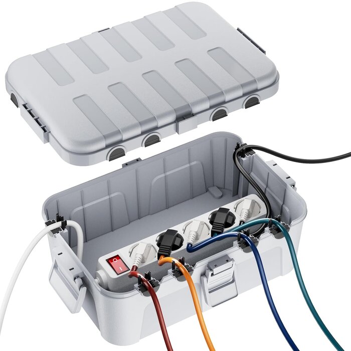 Wetterfeste Kabelbox IP54, 32x22x13 cm - 31% Rabatt