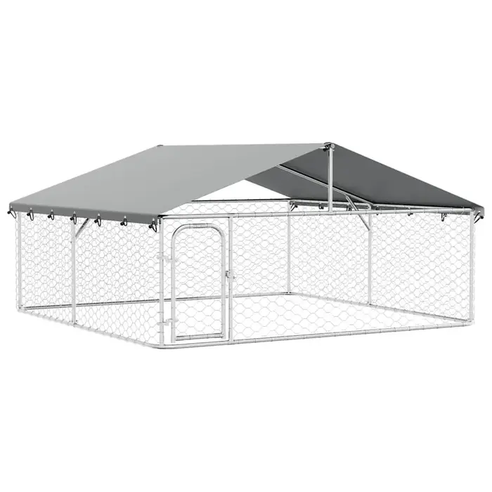 Hundezwinger mit Dach 300x300x150cm - 35% Rabatt - Ausgepackt