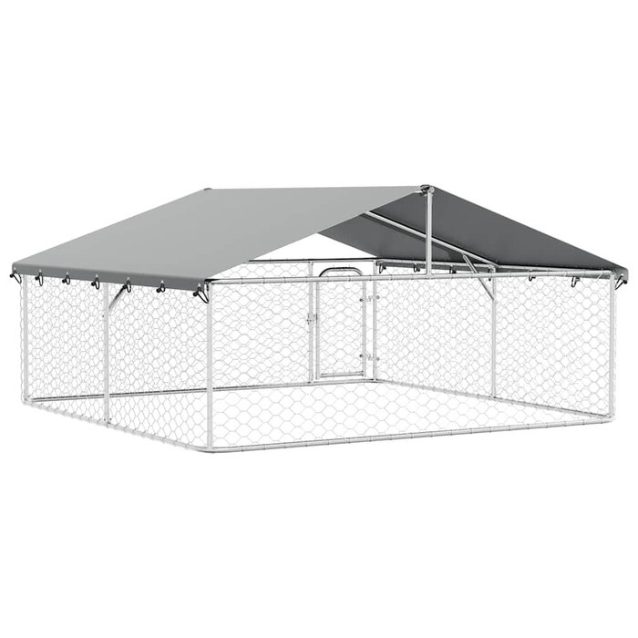 Hundezwinger mit Dach 300x300x150cm - 35% Rabatt - Ausgepackt