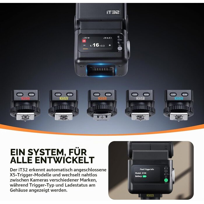 Profi Kamera-Blitz für Nikon - TTL & HSS - 34% Rabatt