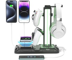 Gaming-Headset-Ständer mit RGB & Wireless Charging - 46% Rabatt