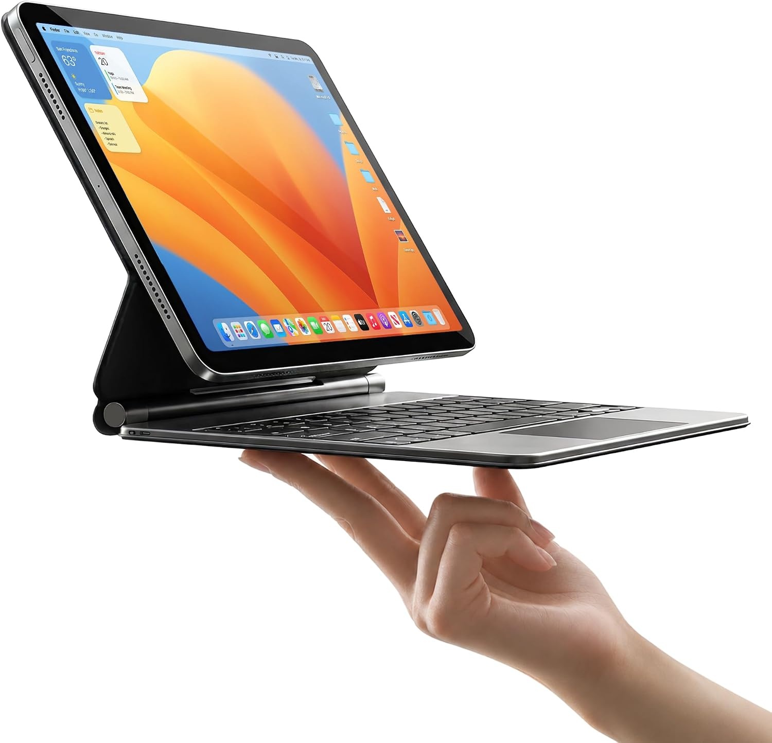 Tastatur-Hülle iPad Air/Pro 11 Zoll QWERTZ Bluetooth Weiß - 34% Rabatt