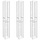 3-teiliges Gabionen-Set 25x25x197 cm - verzinkt - 33% Rabatt