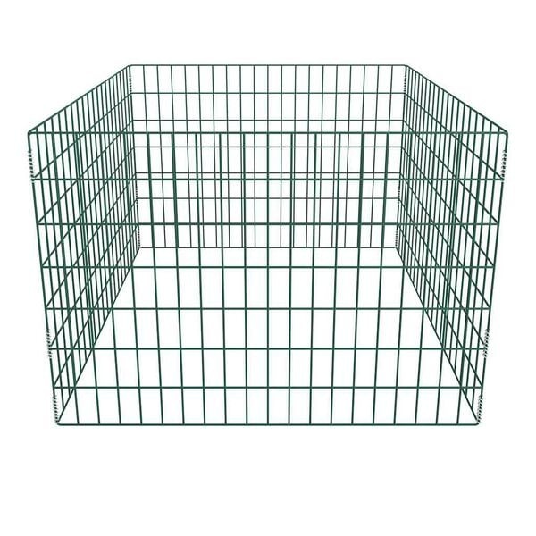 Quadratischer Stahl-Komposter 100x100x70cm - 33% Rabatt