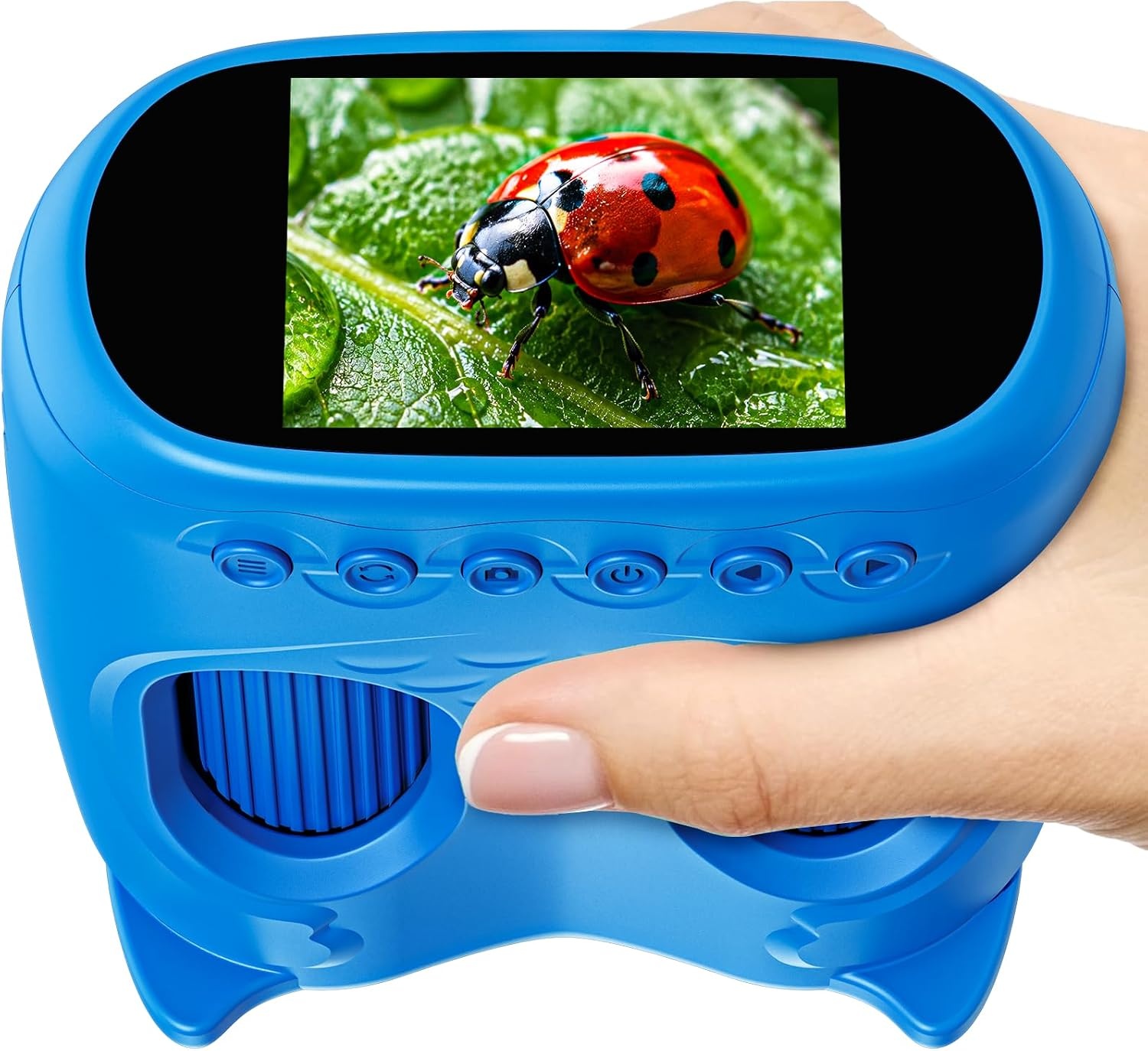 2-in-1 Kindermikroskop & Teleskop 4K - Blau - 31% Rabatt