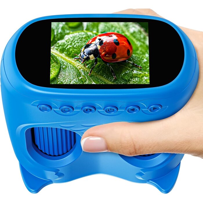 2-in-1 Kindermikroskop & Teleskop 4K - Blau - 31% Rabatt
