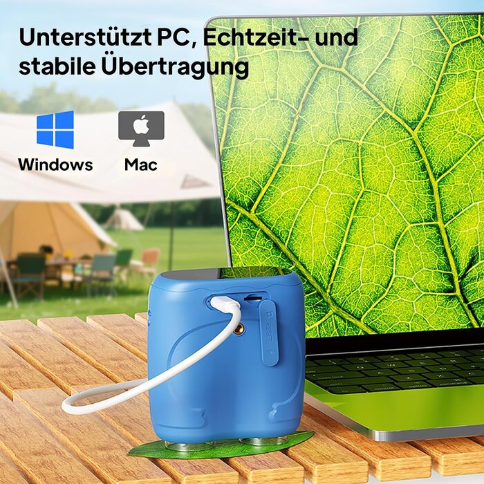 2-in-1 Kindermikroskop & Teleskop 4K - Blau - 31% Rabatt