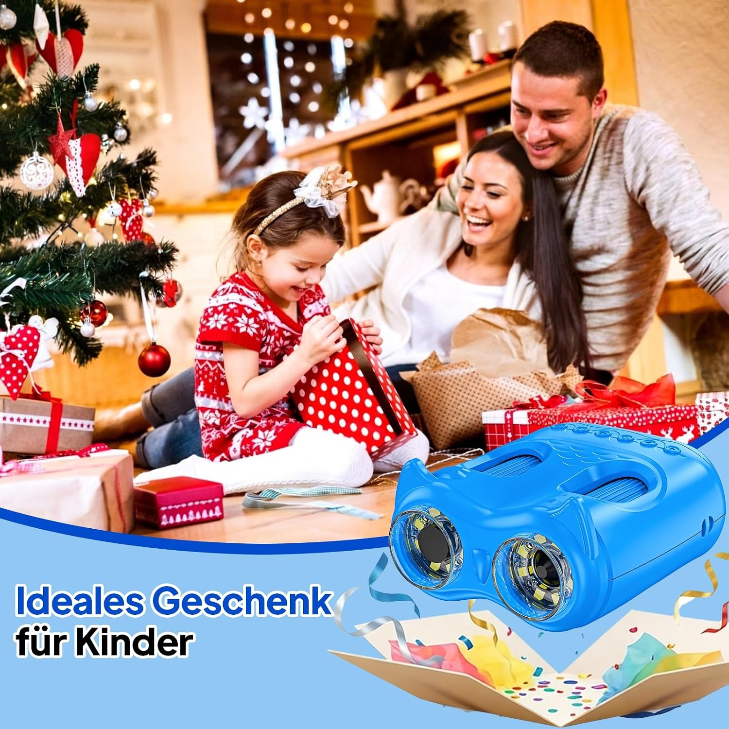 2-in-1 Kindermikroskop & Teleskop 4K - Blau - 31% Rabatt