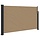 Ausziehbare Seitenmarkise 120x500 cm Taupe - 34% Rabatt