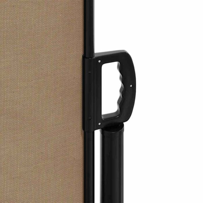 Ausziehbare Seitenmarkise 120x500 cm Taupe - 34% Rabatt