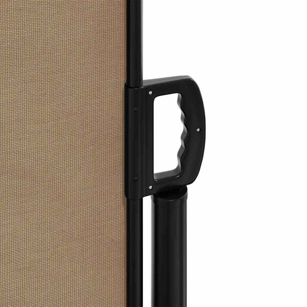 Ausziehbare Seitenmarkise 120x500 cm Taupe - 34% Rabatt