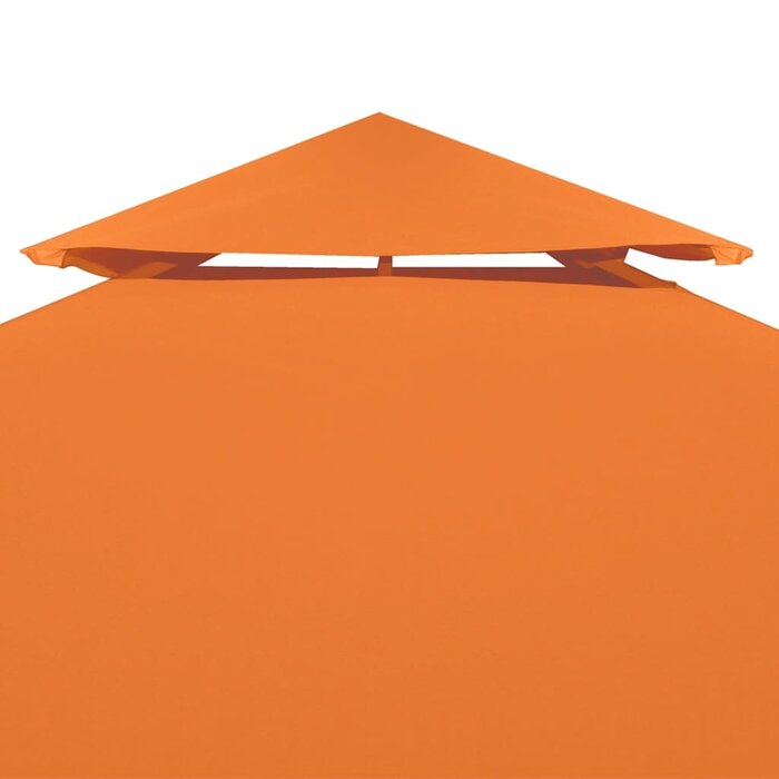 Vidaxl Ersatzdach für Pavillon 3x3 m, Orange, PVC-beschichtet - 33% Rabatt