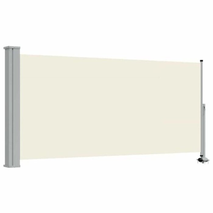 Ausziehbare Seitenmarkise 120x300 cm in Cremefarben - 34% Rabatt