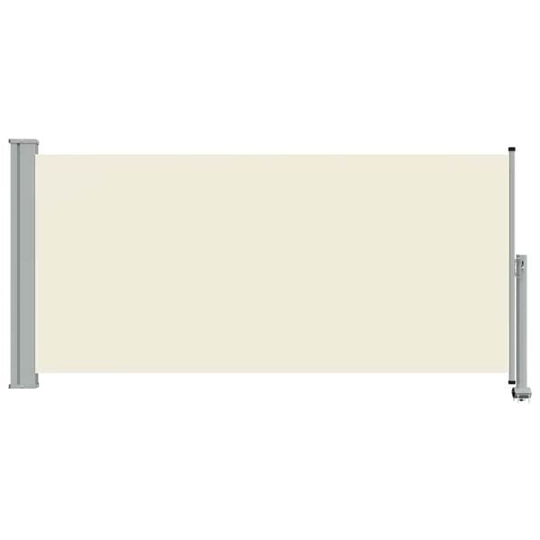 Ausziehbare Seitenmarkise 120x300 cm in Cremefarben - 34% Rabatt