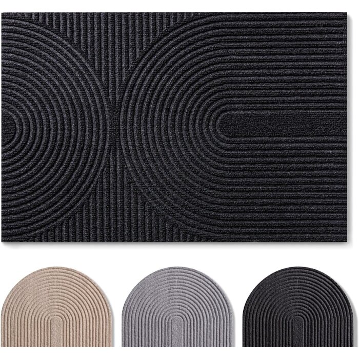 Moderne Schmutzfangmatte 60x90 cm Hellgrau - 30% Rabatt