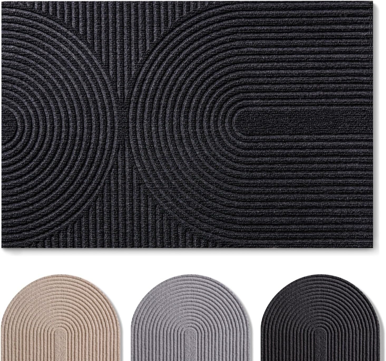 Moderne Schmutzfangmatte 60x90 cm Hellgrau - 30% Rabatt