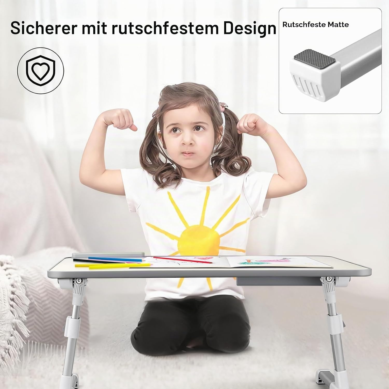 Klappbarer Laptoptisch Hellgrün 53x30cm - 32% Rabatt