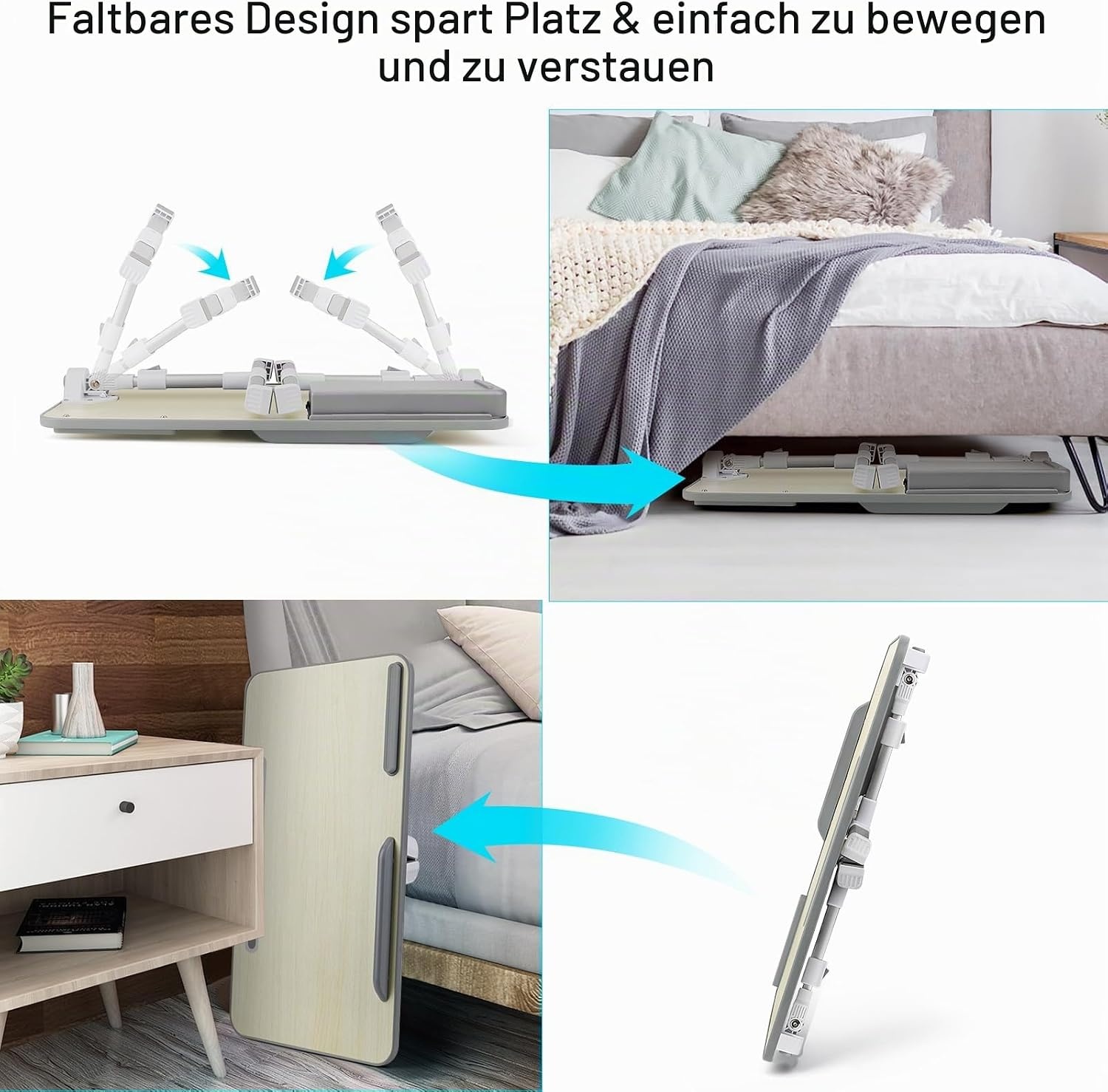Klappbarer Laptoptisch Hellgrün 53x30cm - 32% Rabatt