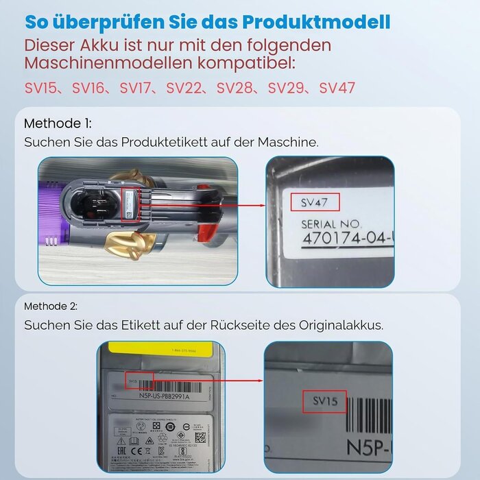 Leistungsstarker Ersatzakku für Dyson V11/V15 - 33% Rabatt