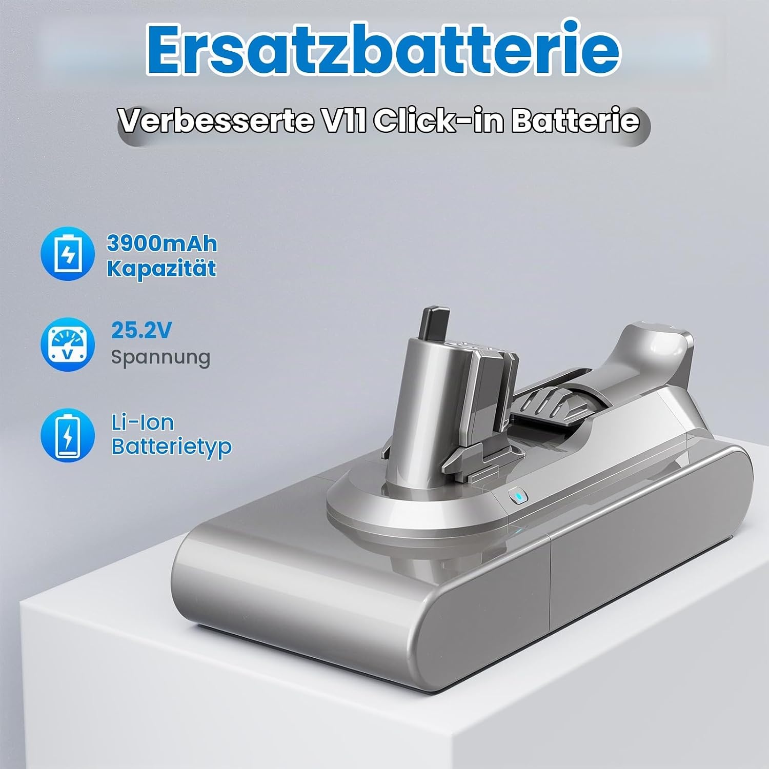 Leistungsstarker Ersatzakku für Dyson V11/V15 - 33% Rabatt