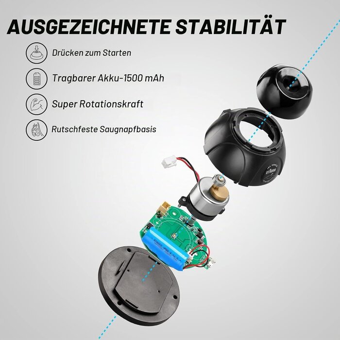 Vortex-Mixer für Tattoofarbe & Nagellack - 5200 U/min - USB - 33% Rabatt