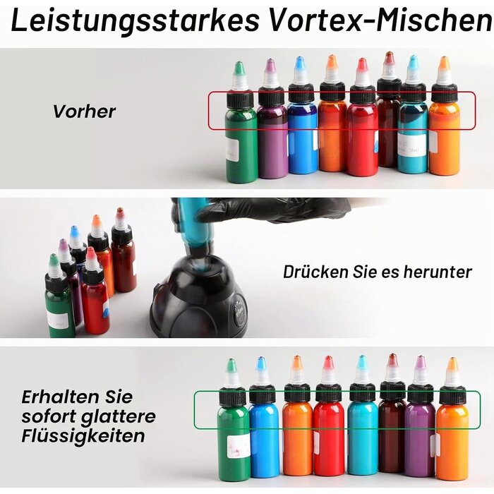 Vortex-Mixer für Tattoofarbe & Nagellack - 5200 U/min - USB - 33% Rabatt