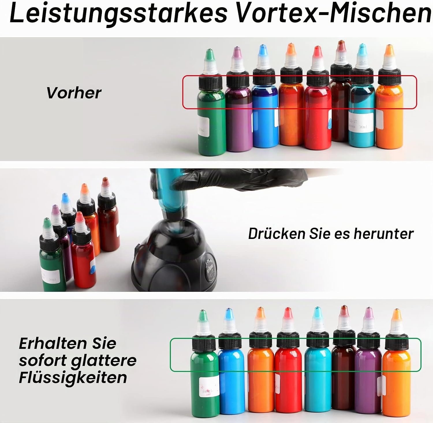 Vortex-Mixer für Tattoofarbe & Nagellack - 5200 U/min - USB - 33% Rabatt