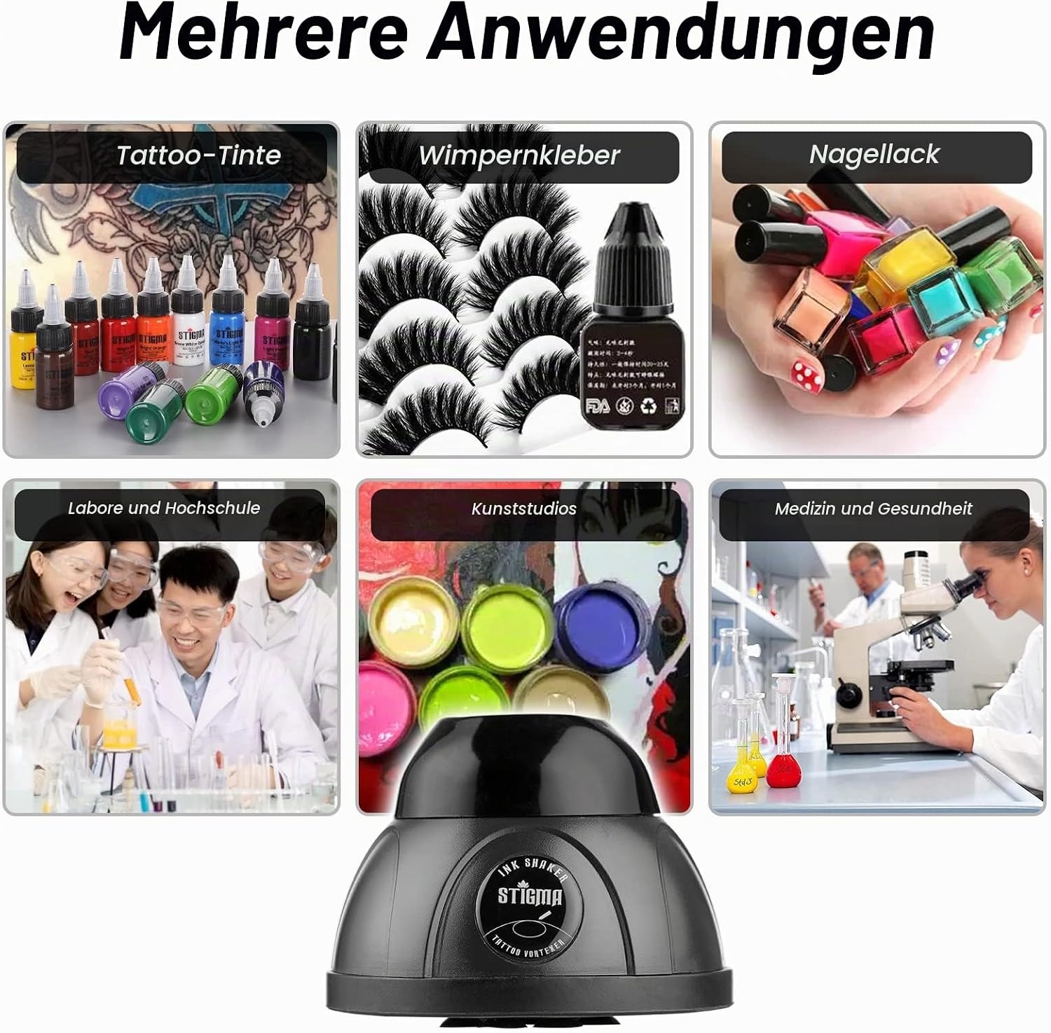 Vortex-Mixer für Tattoofarbe & Nagellack - 5200 U/min - USB - 33% Rabatt