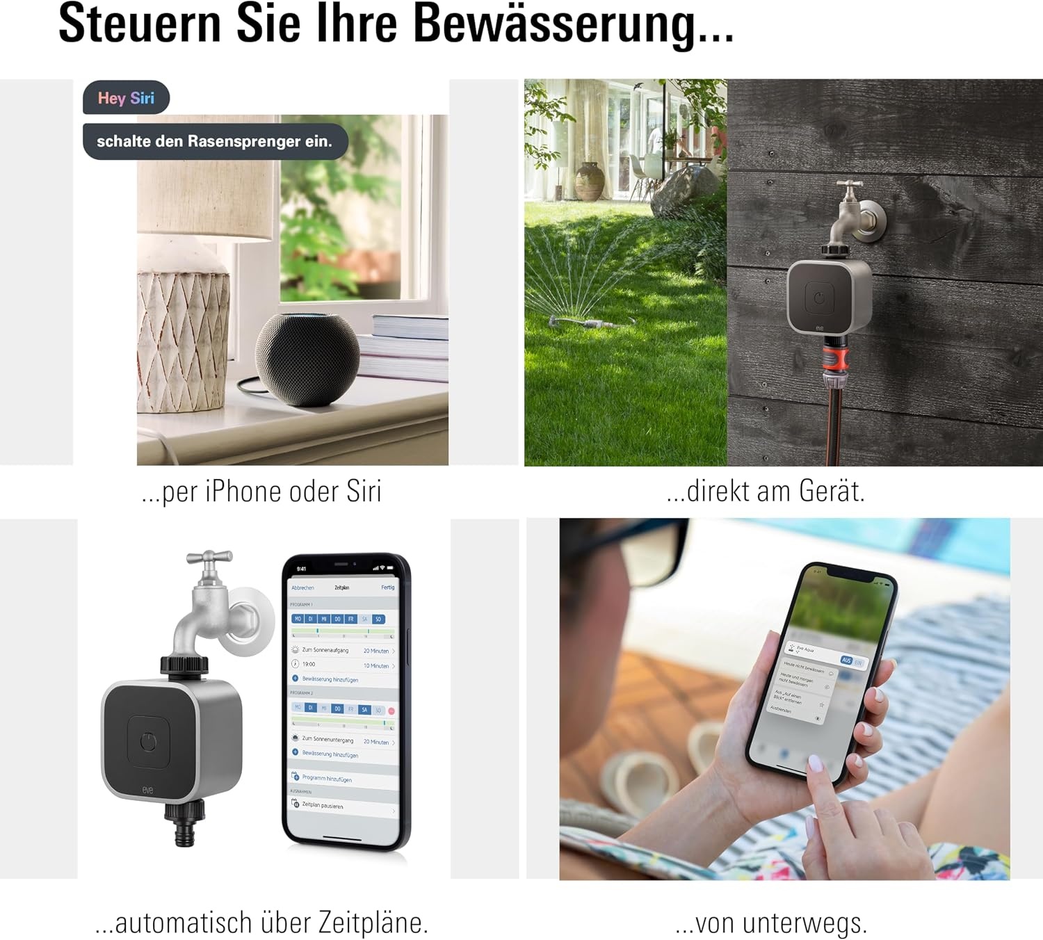 Smarte Bewässerungssteuerung für Apple HomeKit - 34% Rabatt