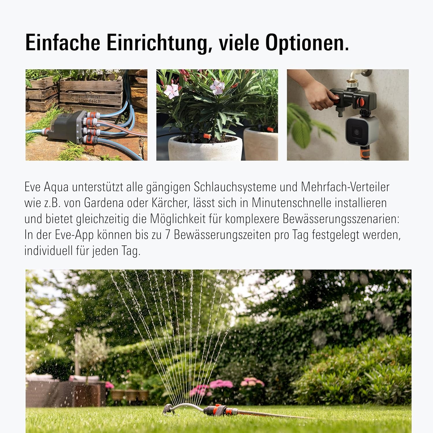 Smarte Bewässerungssteuerung für Apple HomeKit - 34% Rabatt