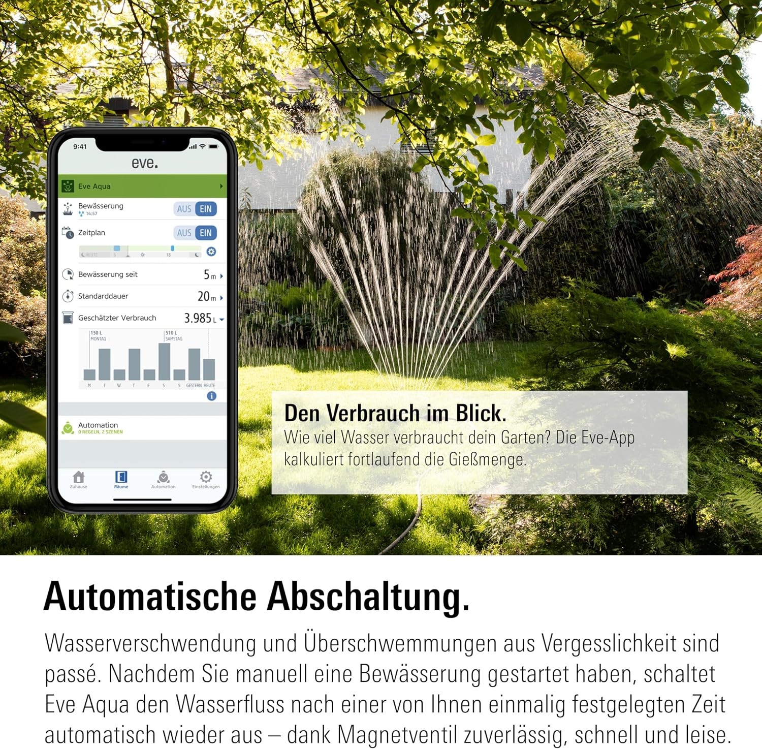 Smarte Bewässerungssteuerung für Apple HomeKit - 34% Rabatt