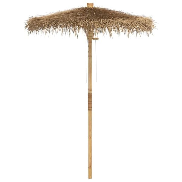 Tiki-Sonnenschirm mit Bananenblatt-Dach, 150 cm - 35% Rabatt