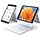 Tastaturhülle für iPad 7./8./9. Gen 360° drehbar weiß - 34% Rabatt
