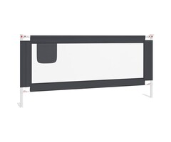 Vidaxl Bettgitter für Kleinkinder 200x25 cm, dunkelgrau - 50% Rabatt