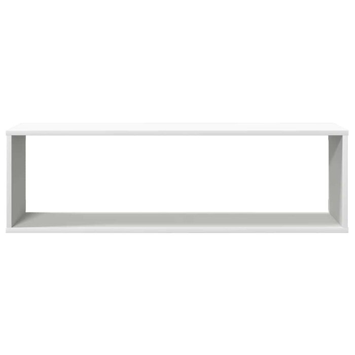 Wandregal 4er Set Würfel Weiß 100x15x30cm - 34% Rabatt