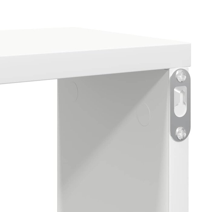 Wandregal 4er Set Würfel Weiß 100x15x30cm - 34% Rabatt