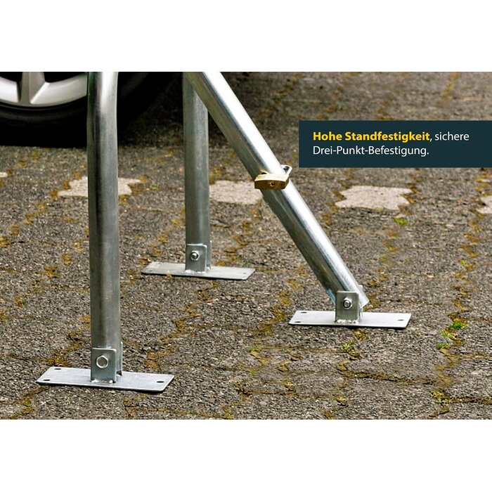 Manueller Parkbügel, klappbar - 76x42x6 cm - 32% Rabatt