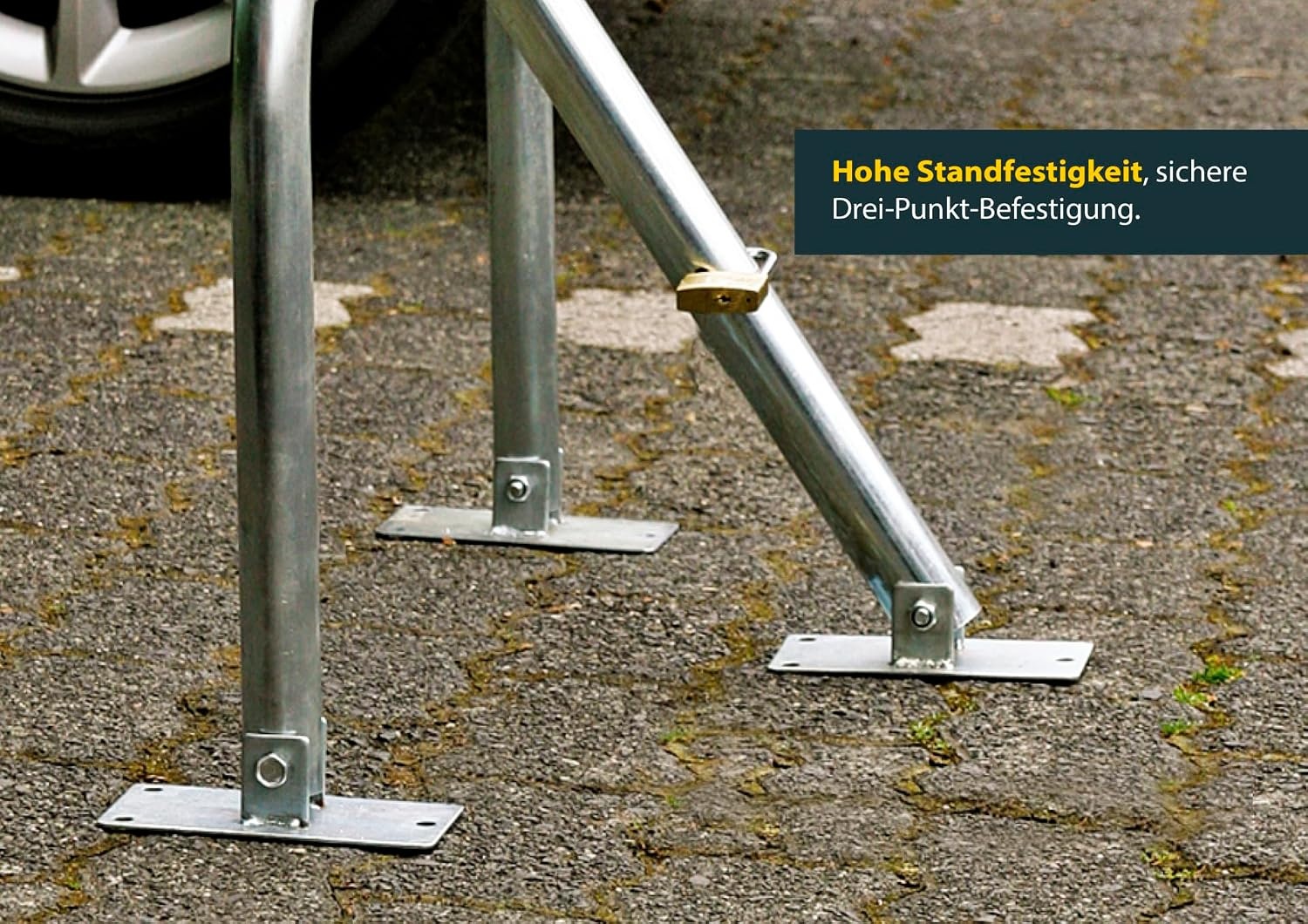 Manueller Parkbügel, klappbar - 76x42x6 cm - 32% Rabatt