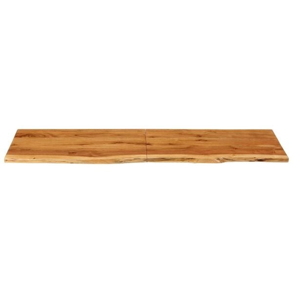 Waschtischplatte Akazienholz 140x52 cm mit Baumkante - 35% Rabatt