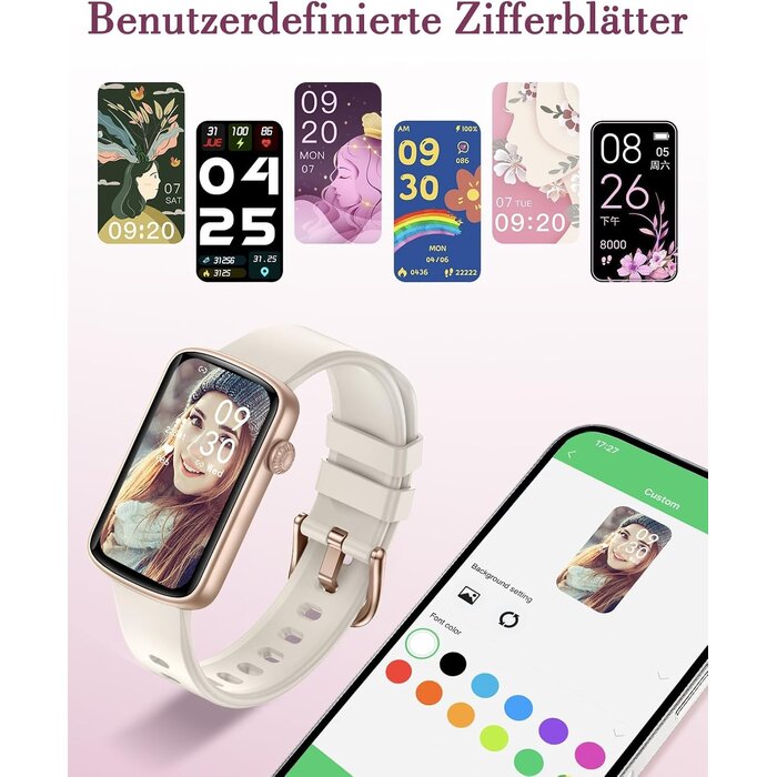 Elegante Smartwatch für Damen in Starlight Gold - 30% Rabatt