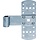 10er Set Kreuzgehänge 140x50 mm, galvanisch blau verzinkt - 33% Rabatt